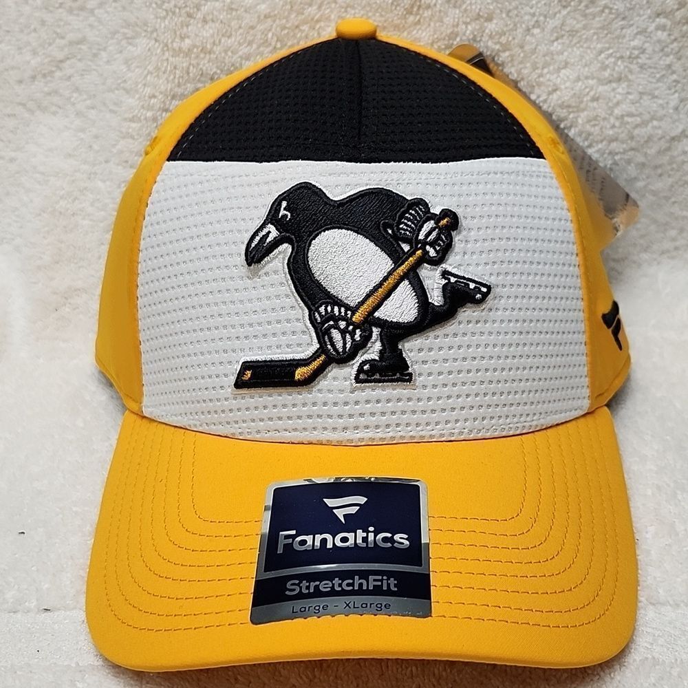 Fanatics Pittsburgh Penguins L/XL Stretchfit Hat - New